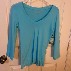 Lilly Pulitzer Casey Blue V-Neck